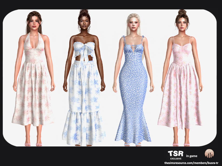 Галерея мода Коллекция одежды Floral Reverie Collection #1